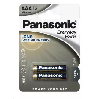 PANASONIC Alkalické baterie Everyday Power LR03EPS/2BP AAA 1, 5V (Blistr 2ks) PANASONIC Alkalické baterie Everyday Power LR03EPS/2BP AAA 1, 5V (Blistr 2ks)