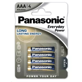 PANASONIC Alkalické baterie Everyday Power LR03EPS/4BP AAA 1, 5V (Blistr 4ks) PANASONIC Alkalické baterie Everyday Power LR03EPS/4BP AAA 1, 5V (Blistr 4ks)