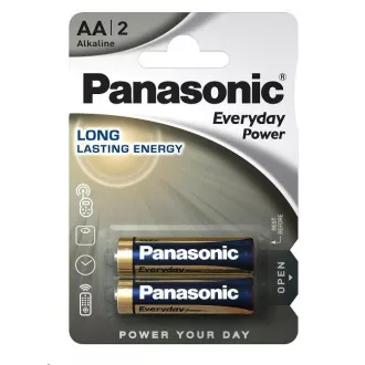 PANASONIC Alkalické baterie Everyday Power LR6EPS/2BP AA 1, 5V (Blistr 2ks) PANASONIC Alkalické baterie Everyday Power LR6EPS/2BP AA 1, 5V (Blistr 2ks)