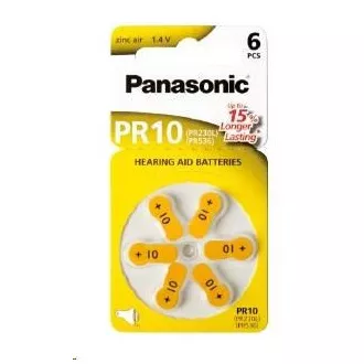PANASONIC Zinkovzduchová baterie PR-230(10)/6LB AAA 1, 2V (Blistr 6ks) PANASONIC Zinkovzduchová baterie PR-230(10)/6LB AAA 1, 2V (Blistr 6ks)