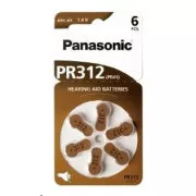 PANASONIC Zinkovzduchová baterie PR-312(41)/6LB AA 1, 2V (Blistr 6ks)