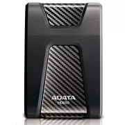 ADATA Externí HDD 2TB 2, 5" USB 3.1 DashDrive Durable HD650, černý (gumový, nárazu odolný)
