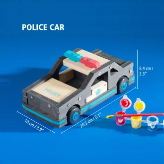 Stanley Jr. OK096-SY Stavebnice, policejní auto, dřevo Stanley Jr. OK096-SY Stavebnice, policejní auto, dřevo