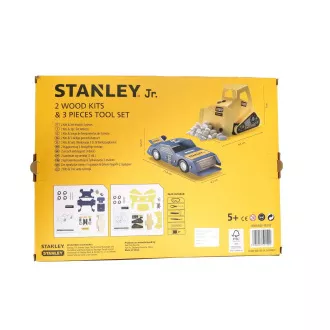 Stanley Jr. U004-K02-T03-SY Sada autíčko, bagr a 3 kusů nářadí Stanley Jr. U004-K02-T03-SY Sada autíčko, bagr a 3 kusů nářadí