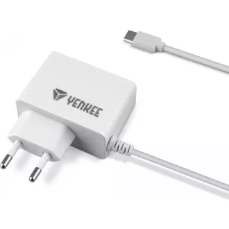 YAC 2027WH Type C Nabíječka 2A YENKEE YAC 2027WH Type C Nabíječka 2A YENKEE