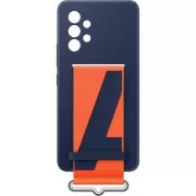 Sili.Cov.with Strap A53 5G Navy SAMSUNG