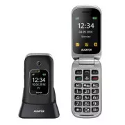 Aligator V650 Senior, černá-stříbrná + nabíjecí stojánek