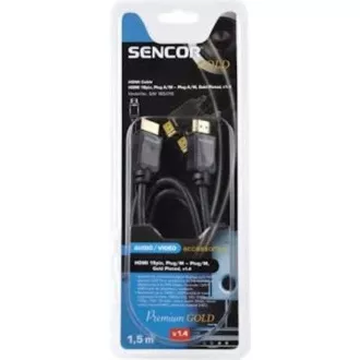 SAV 165-015 HDMI M-M 1,5M v1.4 PG SENCOR SAV 165-015 HDMI M-M 1,5M v1.4 PG SENCOR