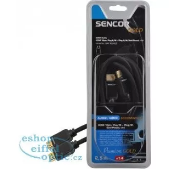 SAV 165-025 HDMI M-M 2,5M v1.4 PG SENCOR SAV 165-025 HDMI M-M 2,5M v1.4 PG SENCOR