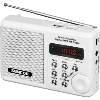SRD 215 W RÁDIO S USB/MP3 SENCOR SRD 215 W RÁDIO S USB/MP3 SENCOR