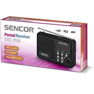 SRD 215 W RÁDIO S USB/MP3 SENCOR SRD 215 W RÁDIO S USB/MP3 SENCOR