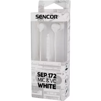 SEP 172 VCM WHITE SLUCHÁTKA SENCOR SEP 172 VCM WHITE SLUCHÁTKA SENCOR