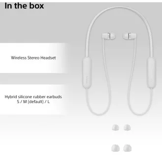 WIC100W.CE7 bílá BT slluchátka Sony WIC100W.CE7 bílá BT slluchátka Sony