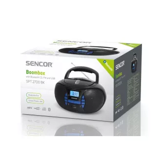 SPT 2700 BK S CD/MP3/USB/BT SENCOR SPT 2700 BK S CD/MP3/USB/BT SENCOR