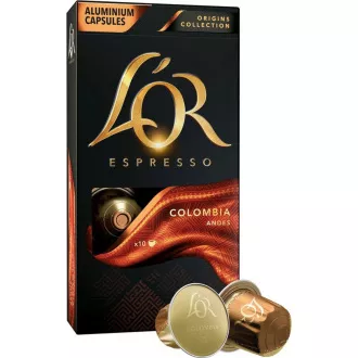 NESPRESSO COLOMBIA KAPSLE 10ks LOR NESPRESSO COLOMBIA KAPSLE 10ks LOR