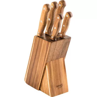 LT2080 SET 5 NOŽŮ V BLOKU WOOD LAMART LT2080 SET 5 NOŽŮ V BLOKU WOOD LAMART