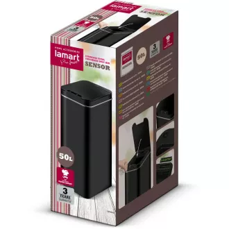 LT8052 BEZDOTYKOVÝ KOŠ 50L SENSOR LAMART LT8052 BEZDOTYKOVÝ KOŠ 50L SENSOR LAMART