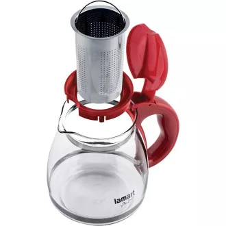 LT7074 KONVICE 1,5L ČERVENÁ VERRE LAMART LT7074 KONVICE 1,5L ČERVENÁ VERRE LAMART
