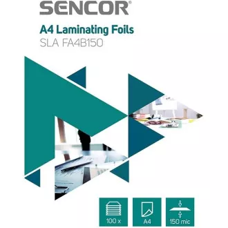 SLA FA4B150 Fólie A4 150mic 100ks SENCOR SLA FA4B150 Fólie A4 150mic 100ks SENCOR