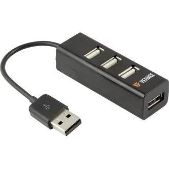 YHB 4001BK Hub 4 x USB 2.0 černý YENKEE
