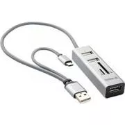 YHC 103SR USB C OTG HUB+čtečka YENKEE