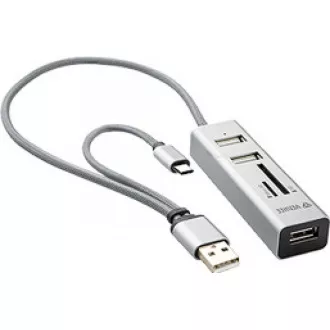 YHC 103SR USB C OTG HUB+čtečka YENKEE