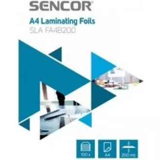 SLA FA4B200 Fólie A4 200mic 100ks SENCOR SLA FA4B200 Fólie A4 200mic 100ks SENCOR