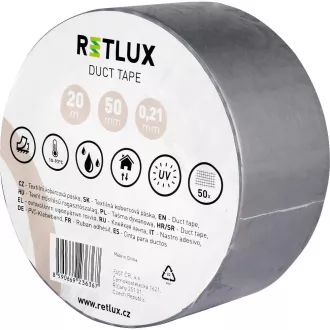 RIT DT2 Duct tape 20m x 50mm RETLUX RIT DT2 Duct tape 20m x 50mm RETLUX