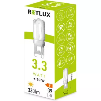 RLL 460 G9 3,3W LED WW RETLUX RLL 460 G9 3,3W LED WW RETLUX