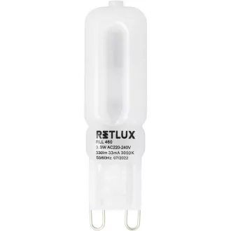 RLL 460 G9 3,3W LED WW RETLUX RLL 460 G9 3,3W LED WW RETLUX