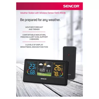 SWS 4100 B METEOSTANICE SENCOR SWS 4100 B METEOSTANICE SENCOR