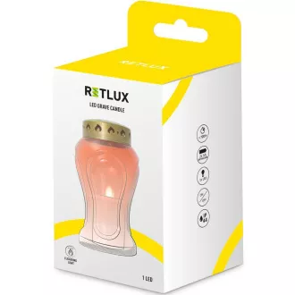 RLC 39 LED svíčka hřbitovní 168MM RETLUX RLC 39 LED svíčka hřbitovní 168MM RETLUX