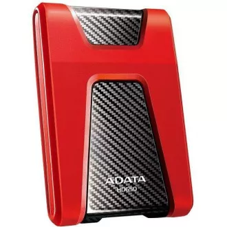 ADATA Externí HDD 2TB USB 3.1 DashDrive Durable HD650, červený (gumový, nárazu odolný) ADATA Externí HDD 2TB USB 3.1 DashDrive Durable HD650, červený (gumový, nárazu odolný)