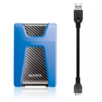 ADATA Externí HDD 2TB 2, 5" USB 3.1 DashDrive Durable HD650, modrý (gumový, nárazu odolný) ADATA Externí HDD 2TB 2, 5" USB 3.1 DashDrive Durable HD650, modrý (gumový, nárazu odolný)