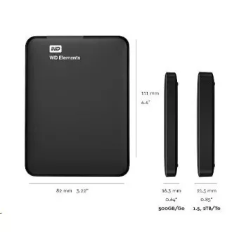 WD Elements Portable 4TB, Externí HDD, USB 3.0, černá WD Elements Portable 4TB, Externí HDD, USB 3.0, černá