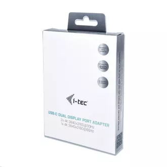 i-tec USB-C na Dual Display Port adaptér i-tec USB-C na Dual Display Port adaptér