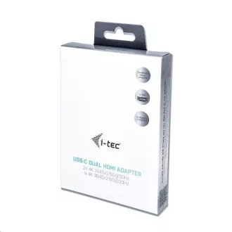 i-tec USB-C na Dual HDMI video adaptér i-tec USB-C na Dual HDMI video adaptér