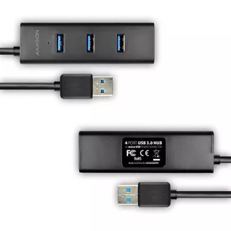 AXAGON HUE-S2BP, 4x USB 3.0 CHARGING hub, vč. AC adaptéru, kabel USB-A 1.2m AXAGON HUE-S2BP, 4x USB 3.0 CHARGING hub, vč. AC adaptéru, kabel USB-A 1.2m