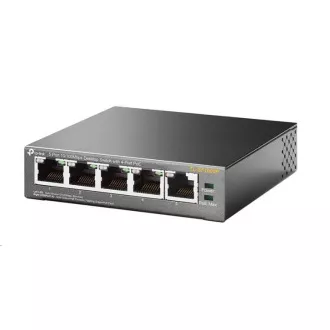 TP-Link switch TL-SF1005P (5x100Mb/s, 4xPoE+, 67W, fanless)