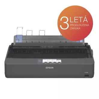 EPSON tiskárna jehličková LX-1350, A3, 9 jehel, 357 zn/s, 1+4 kopii, USB 2.0, LPT, RS232