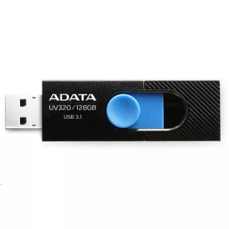 ADATA Flash Disk 64GB USB 3.1 Dash Drive UV320, Black/Blue ADATA Flash Disk 64GB USB 3.1 Dash Drive UV320, Black/Blue