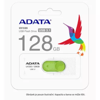 ADATA Flash Disk 64GB USB 3.1 Dash Drive UV320, Black/Blue ADATA Flash Disk 64GB USB 3.1 Dash Drive UV320, Black/Blue