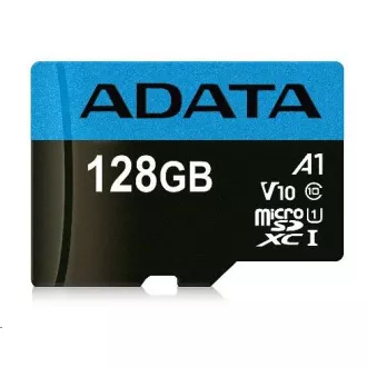 ADATA MicroSDXC karta 128GB Premier UHS-I Class 10 + adaptér ADATA MicroSDXC karta 128GB Premier UHS-I Class 10 + adaptér