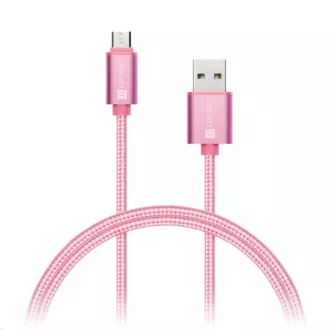CONNECT IT Wirez Premium Metallic micro USB - USB, rose gold, 1m CONNECT IT Wirez Premium Metallic micro USB - USB, rose gold, 1m