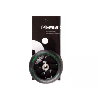Náhradní kolečka na freestyle koloběžku 110mm, hliník, 2 ks, Černo-stříbrná Náhradní kolečka na freestyle koloběžku 110mm, hliník, 2 ks, Černo-stříbrná