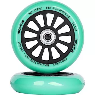 Náhradní MOVINO kolečka na freestyle koloběžku 100mm, PP, 2 ks, Červená Náhradní MOVINO kolečka na freestyle koloběžku 100mm, PP, 2 ks, Červená