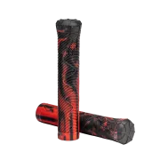 Náhradní grip na řídítka freestyle koloběžky TPR Grip (EDGE Black-red), 2ks