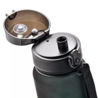 Tritanová sportovní láhev MTR, 1000 ml, Černo-zelená Tritanová sportovní láhev MTR, 1000 ml, Černo-zelená