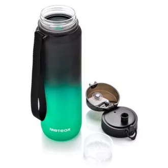 Tritanová sportovní láhev MTR, 1000 ml, Černo-zelená Tritanová sportovní láhev MTR, 1000 ml, Černo-zelená