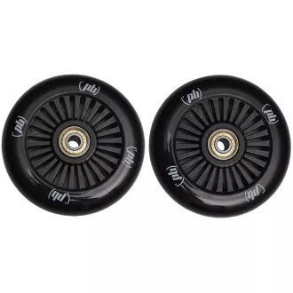 Náhradní kolečka do freestyle koloběžky - 100mm PU, černé, 2 ks Náhradní kolečka do freestyle koloběžky - 100mm PU, černé, 2 ks